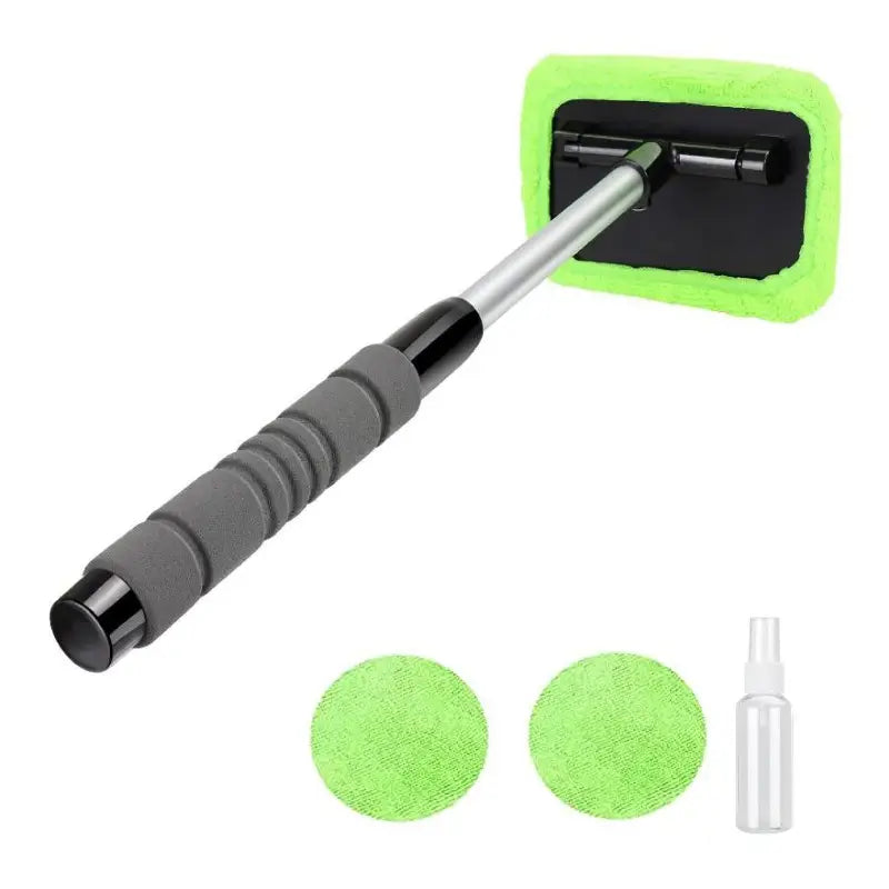 Brosse de nettoyage des vitres de voiture (2 microfibres incluses)
