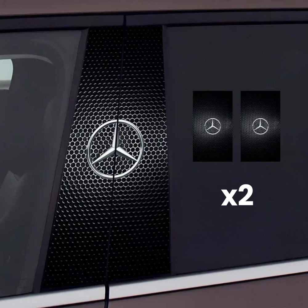 ロゴの 2x 車の窓のステッカー