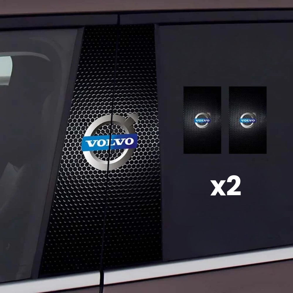 ロゴの 2x 車の窓のステッカー