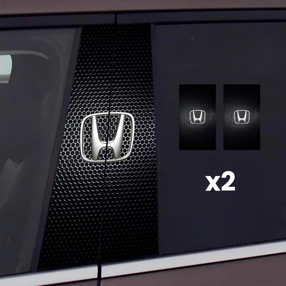 ロゴの 2x 車の窓のステッカー
